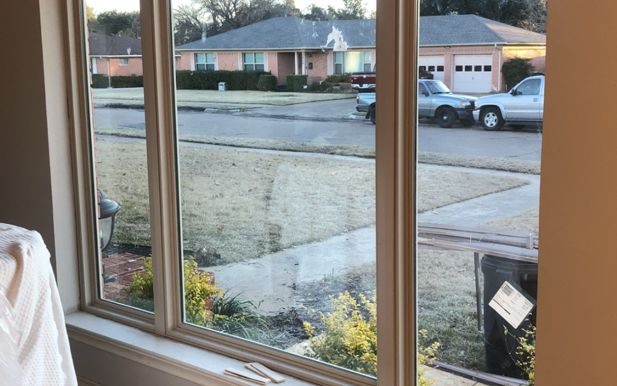 Garland window job